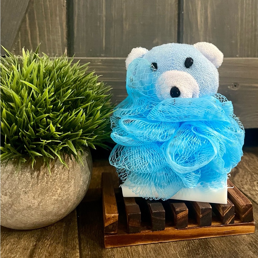 Handcrafted goats milk soap infused loofa